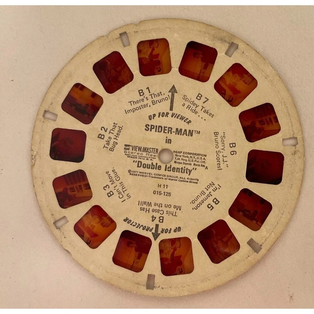 Cartoon Favorites The Amazing Spider-Man In Double Identity View-Master reels - Picture 3 of 4